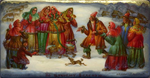 Усмотри тропинку в сказку или Здесь русский дух, здесь Русью пахнет. Федоскинская лаковая миниатюра