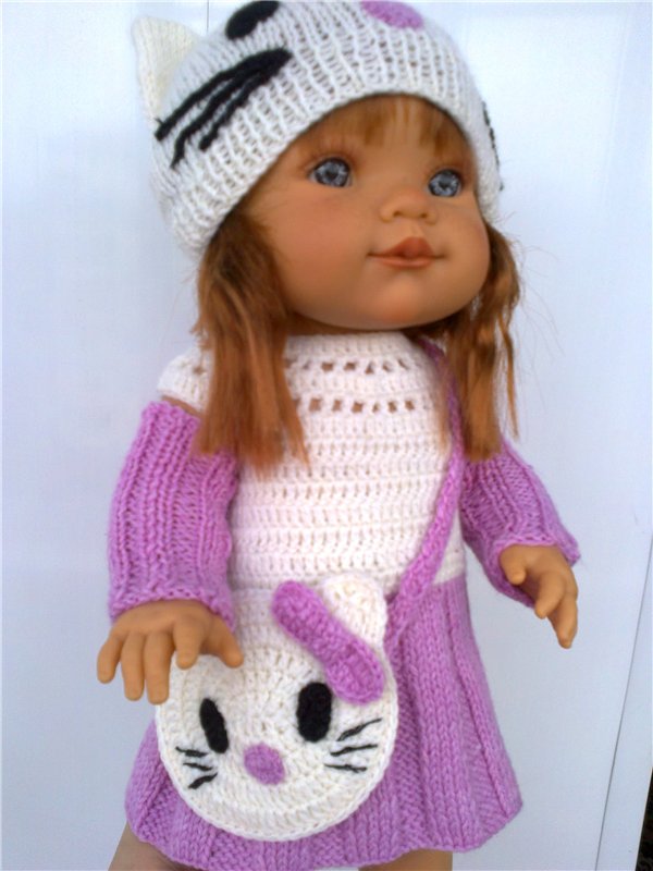 Наши вязалочки в стиле " Hello Kitty" | Бэйбики Наши вязалочки в стиле " Hello Kitty" (фото 2)