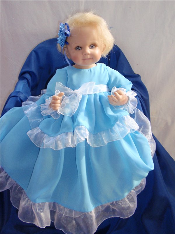 Платье для Ланочки — Одежда и обувь для кукол своими руками: фото