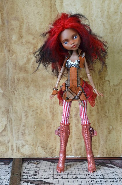 ООАК Клодин (Clawdeen Wolf) из Monster High (фото 5)