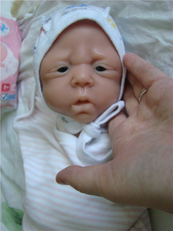 Силиконовая малышка - Процесс работы от Кондрашовой Ирины (фото 10)