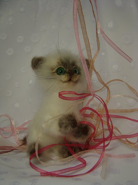 Запутанная история. Игрушка валянием из шерсти