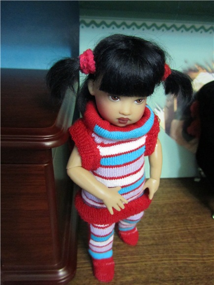 Маленькая история о маленькой девочке. Коллекционная кукла от Helen Kish