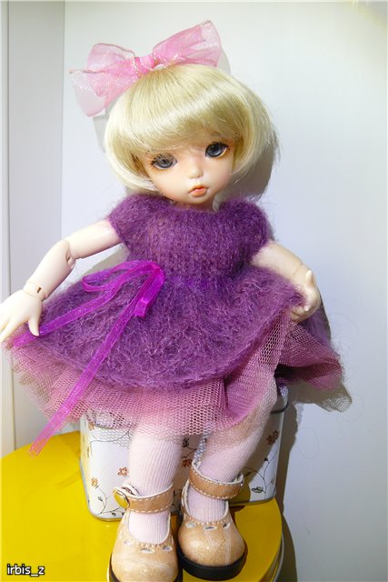 Фиолетовая Снежинка или Новый образ Миланки (LittleFee Leah) | Бэйбики Фиолетовая Снежинка или Новый образ Миланки (LittleFee Leah)