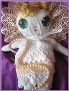 Кукла Анжелика — Текстильные игрушки и примитивы: кофейные (фото 6)