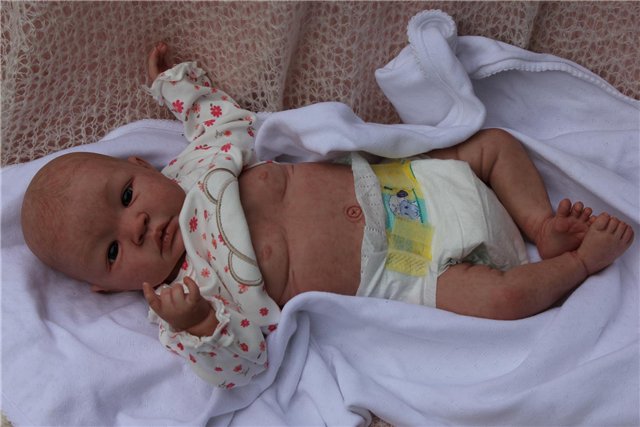 Малышка Дианочка. Кукла-реборн Виктории Бард