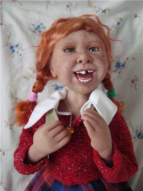 Авторская кукла Кондрашовой Ирины. Анфиска-егоза (фото 4)