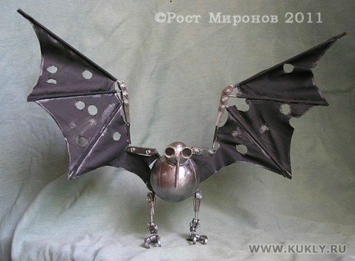 Авторские куклы Ростислава Миронова из серии «Русскiй Стимпанкъ»