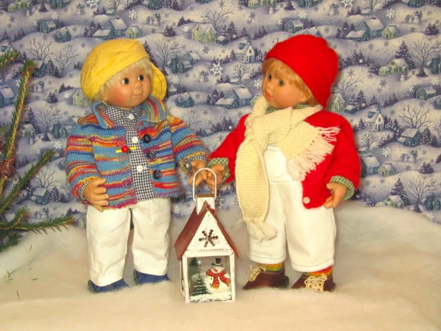 Новый год в семейке вихтелей. Куклы от Rosemarie Muller | Бэйбики Новый год в семейке вихтелей. Куклы от Rosemarie Muller