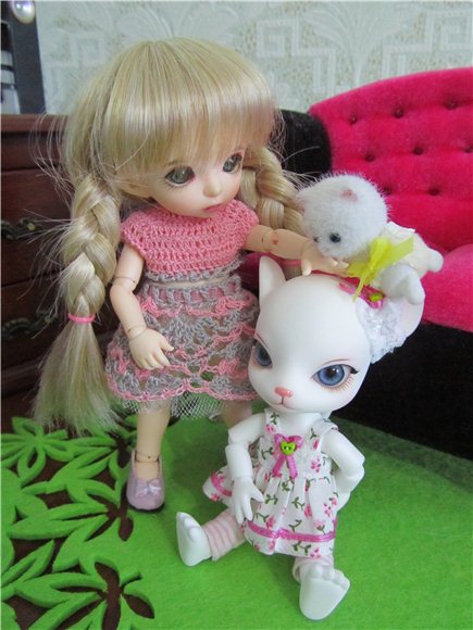 Розовая сказка для маленькой девочки