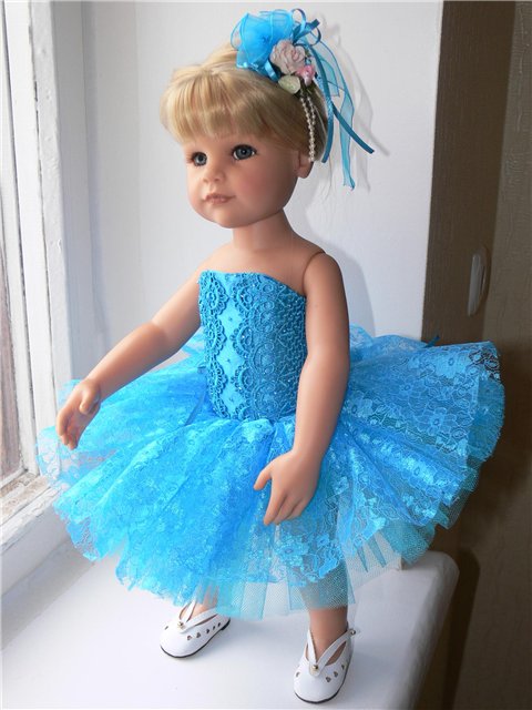 Примерка платья))) — Одежда и обувь для кукол своими руками: фото