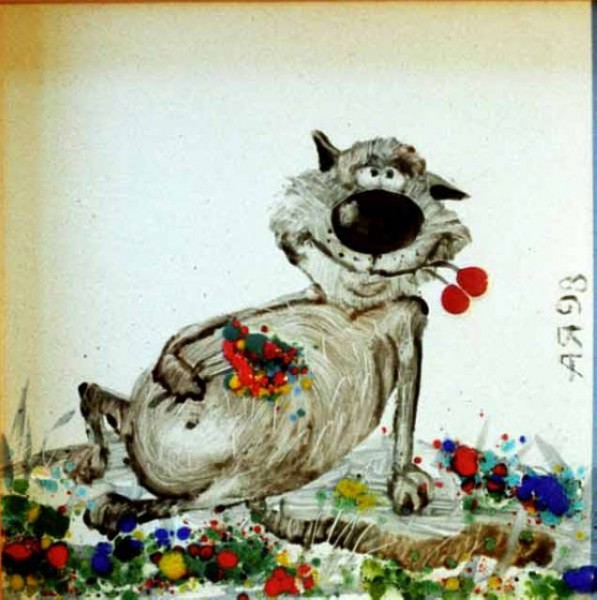 Усатые-полосатые. Коты художника Анатолия Ярышкина (фото 5)