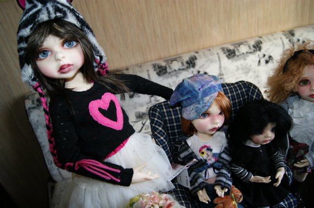 Наша дружная LASHERсемейка -LILLIE,-ERIKA, IVY, VIOLET, FIONA, OOAK Lillie