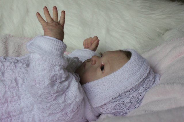 Розана - цветочек, роза... Куколка реборн Виктории Вишни