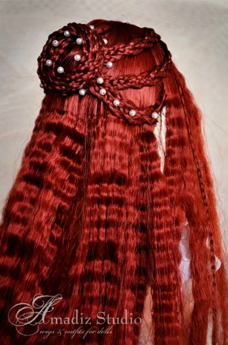 парики для кукол БЖД от: Amadiz Studio