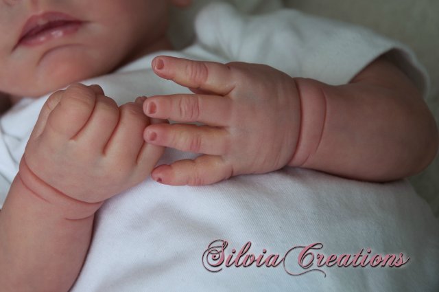 Молд с синдромом дауна PEBBLES в исполнении SILVIACREATIONS