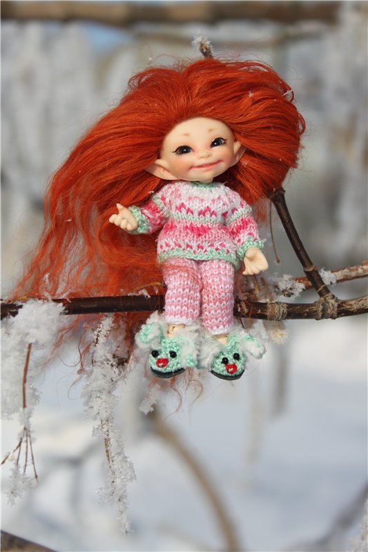 Зимняя прогулка моих крошек! Реалпуки Pupu и реалпуки Сосо