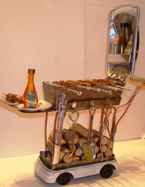 Шашлык остывает! Кукольная миниатюра своими руками