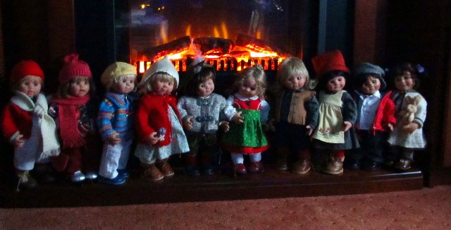 Новый год в семейке вихтелей. Куклы от Rosemarie Muller | Бэйбики Новый год в семейке вихтелей. Куклы от Rosemarie Muller