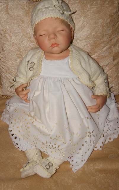 Hildegard Gunzel 2010 Resin Dolls - baby Miriam нежная булочка - сплюшечка