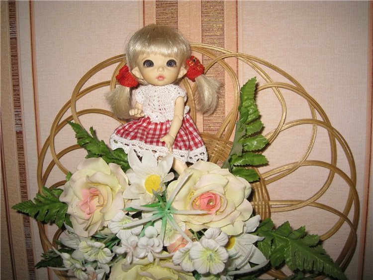 Маленькая дачница Элис. Кукла БЖД Пукифи Анте