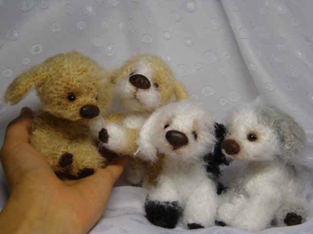 Кучка позитива, игрушки вязанные крючком