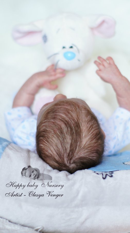 Андрейка-Веселейка. Кукла реборн Олеси Венгер (фото 7)