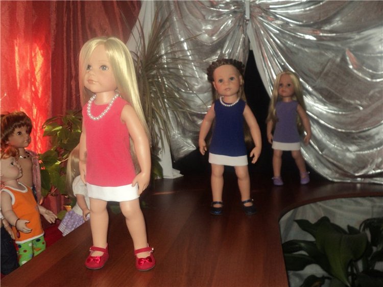 Девчушки любят наряжаться! Наряды для кукол Готц и не только
