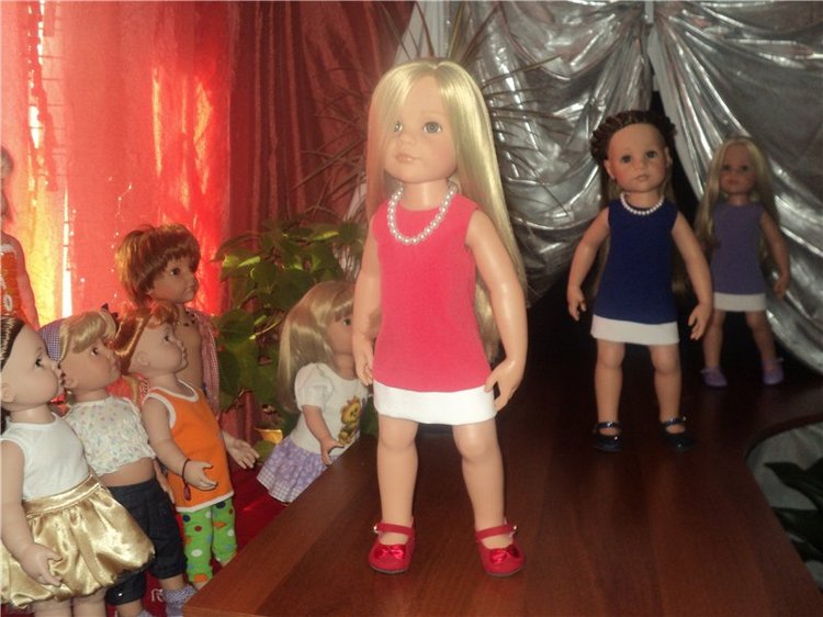 Девчушки любят наряжаться! Наряды для кукол Готц и не только