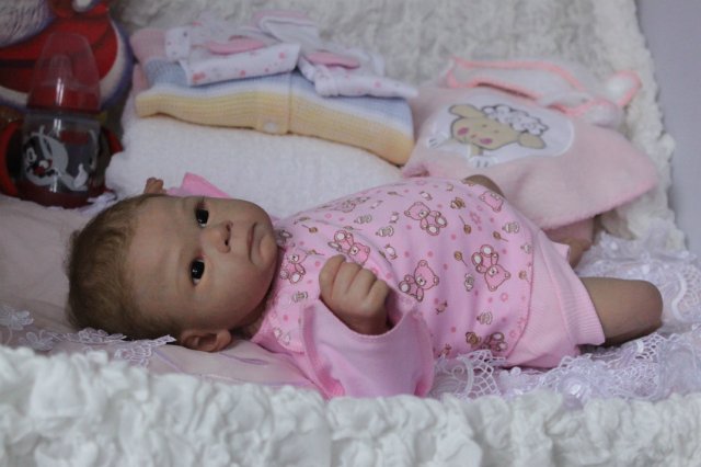 Мышонок Ульяша 3... Куколка реборн Виктории Вишни (фото 5)