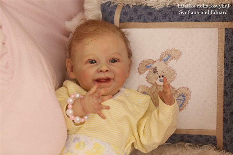 На щечке родинка, а в глазах любовь! Варенька - кукла реборн Ковылиных Светланы и Эдуарда