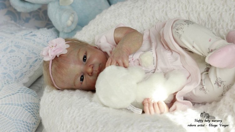 Аня, Анечка, Анюта. Кукла реборн Олеси Венгер (фото 8)
