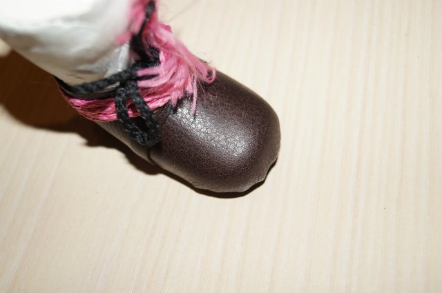 Делаем кожаную обувь для кукол