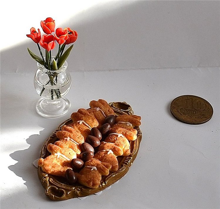 Еда, миниатюра для кукол! Моя подготовка к Пасхе (фото 5)