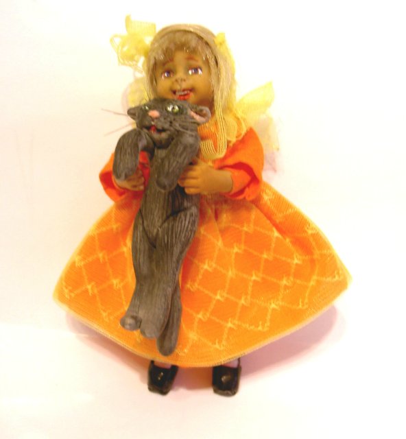 Лиза, авторская кукла — Лепка авторских кукол: полимерная глина (фото 9)