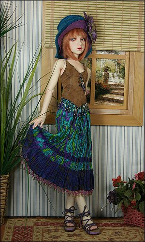 Чудо художница - Dale Zentner (dolls). Авторские куклы Дейл Зентнер