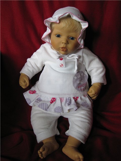 Заинька, или Коллекционная кукла Эмма-Мария от Роланды Хаймер (фото 4)