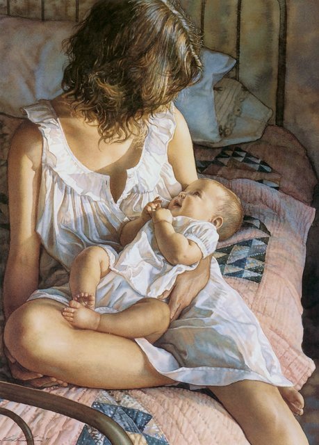 Steve Hanks - Мастер акварели. Изумительно трогательные работы известного акварелиста