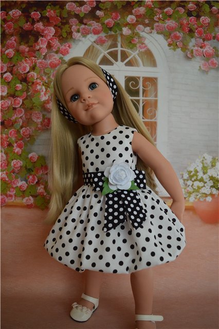 Черно-белые горошки очень девочкам к лицу | Бэйбики Черно-белые горошки очень девочкам к лицу