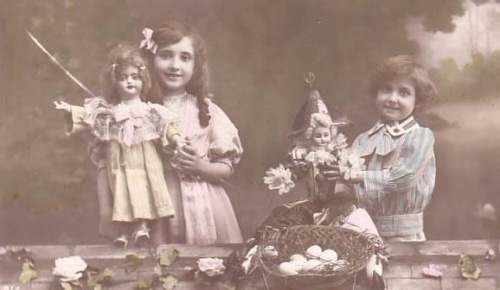 Старый фотоальбом. Девочки и куклы - продолжение (фото 9)