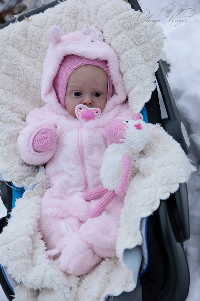 Моя Хлоя, мой любознательный Совенок, кукла реборн Олеси Венгер