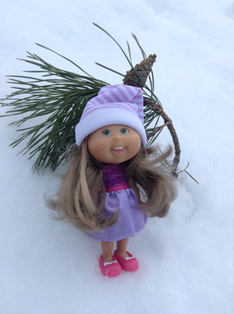 Зимняя фотосессия Копытки (Schalkau ) и капустки Лилочки Cabbage