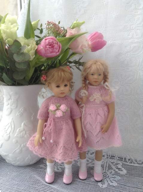 Поздравление с Весной! Или девочки в розовом. Куклы от H. Plusczok и A. Himstedt (фото 2)