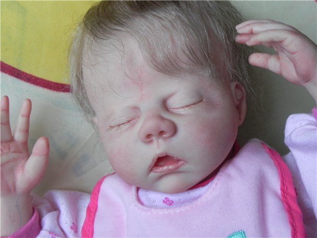 Дюймовочка Анютка. Кукла реборн от Светланы Преображенской (фото 9)