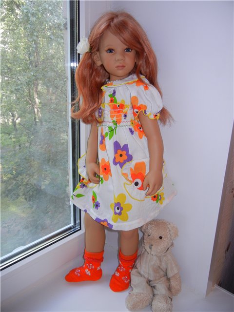 Моя нежная, грустная рыжулька Полинка (Pauline от Annette Himstedt, 2004) (фото 9)