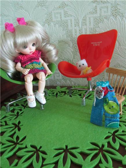 Сказка о новом комбинезончике или как Мэгги примеряла косы (фото 6)