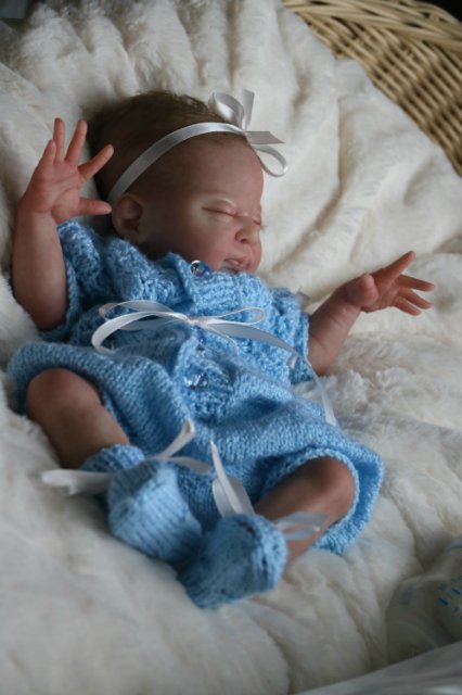 Спящая малышка Рози 2. Куколка реборн Виктории Вишни