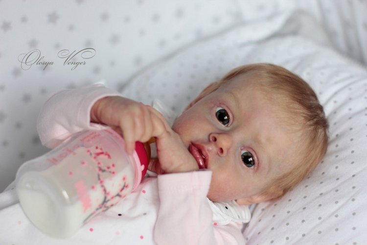 Моя Хлоя, мой любознательный Совенок, кукла реборн Олеси Венгер