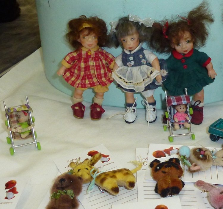 Весенний Бал Кукол на Тишинке: Куклы