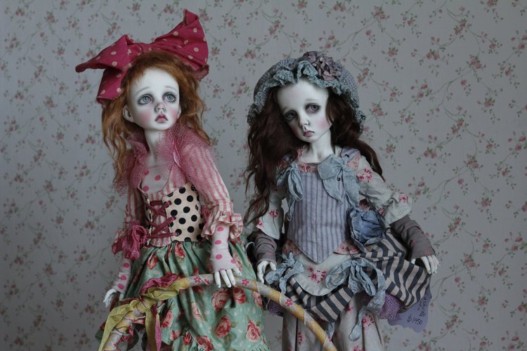 Небесные создания ООАК Val Zeitler by Dollstown - в стиле steampunk